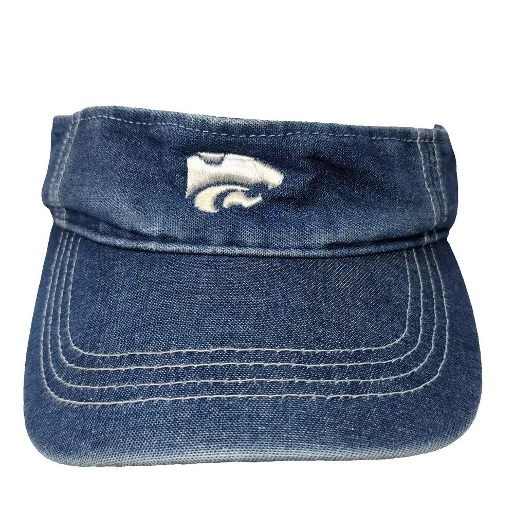 Legacy Athletic Kansas State Wildcats NCAA Visor Blue Denim One Size Strapback